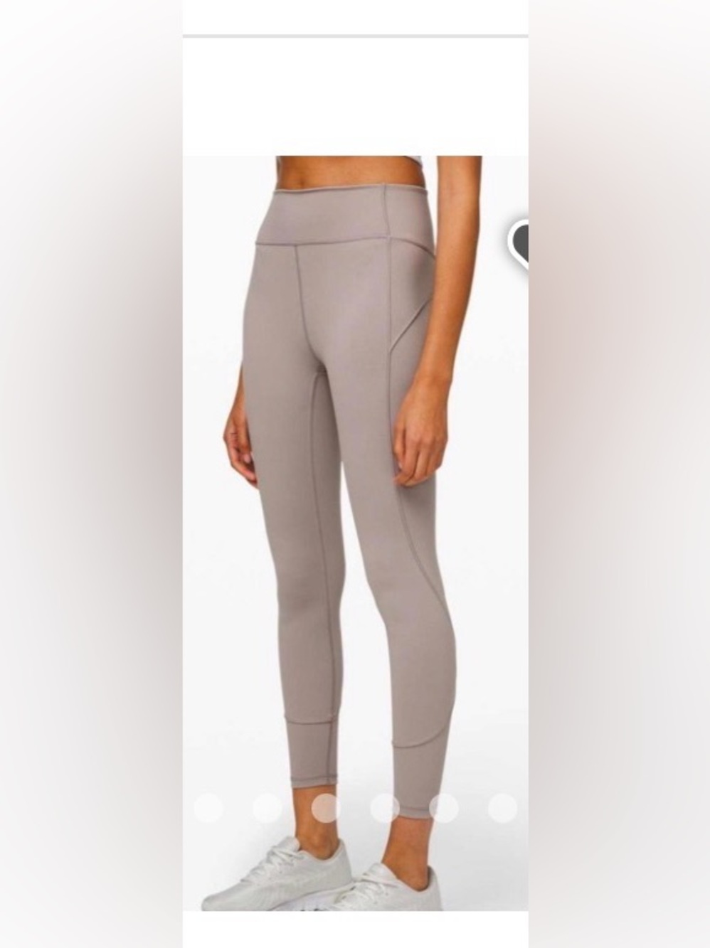 Lululemon Everly High-Rise Sculpting Leggings in Taupe